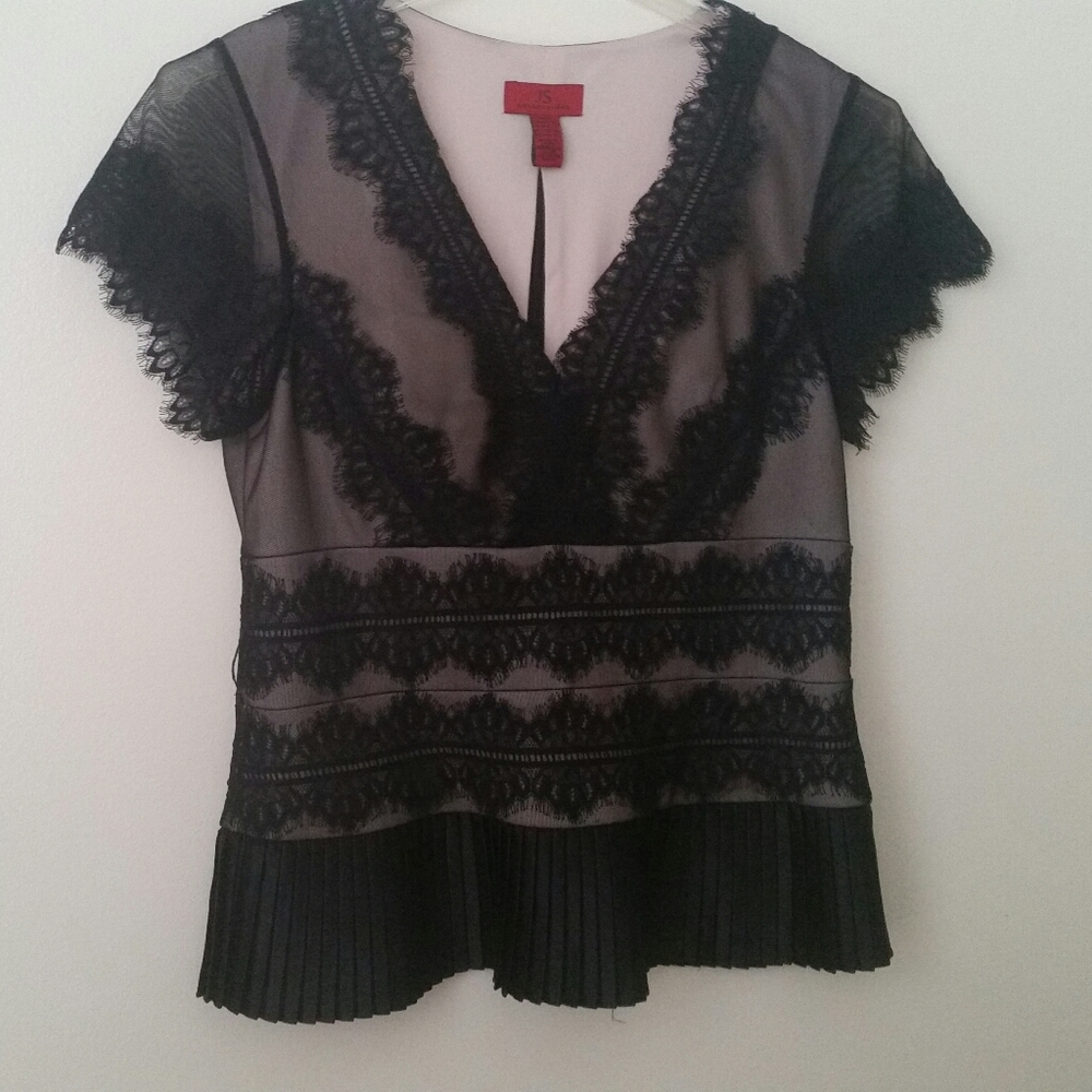 Jessica simpson women coat blacklace short sleeve